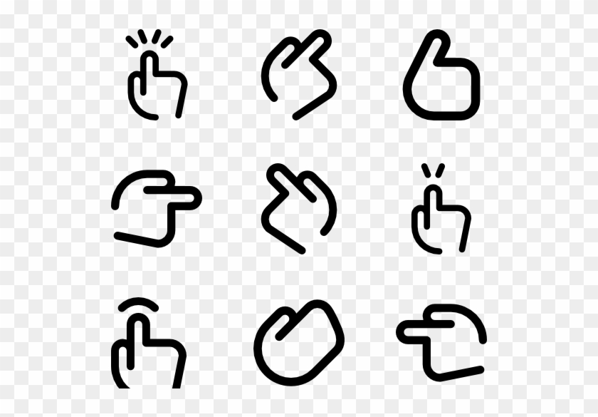 Hands & Gestures - Science Icons Vector Png #1707217