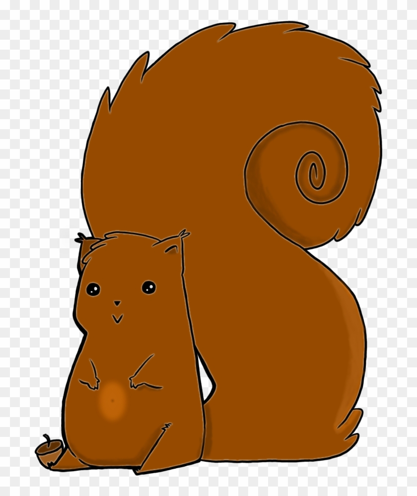 Chubby Squirrel By Thoughtless - Squirrel Animated Transparent #1707301