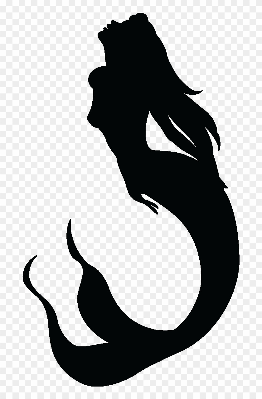 Mermaid Png - Silhouette Mermaid Transparent #1707328