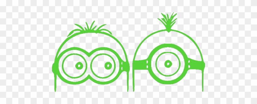 Please Note That The White Image Is A White Sticker - Minion Clipart Black And White #1707351