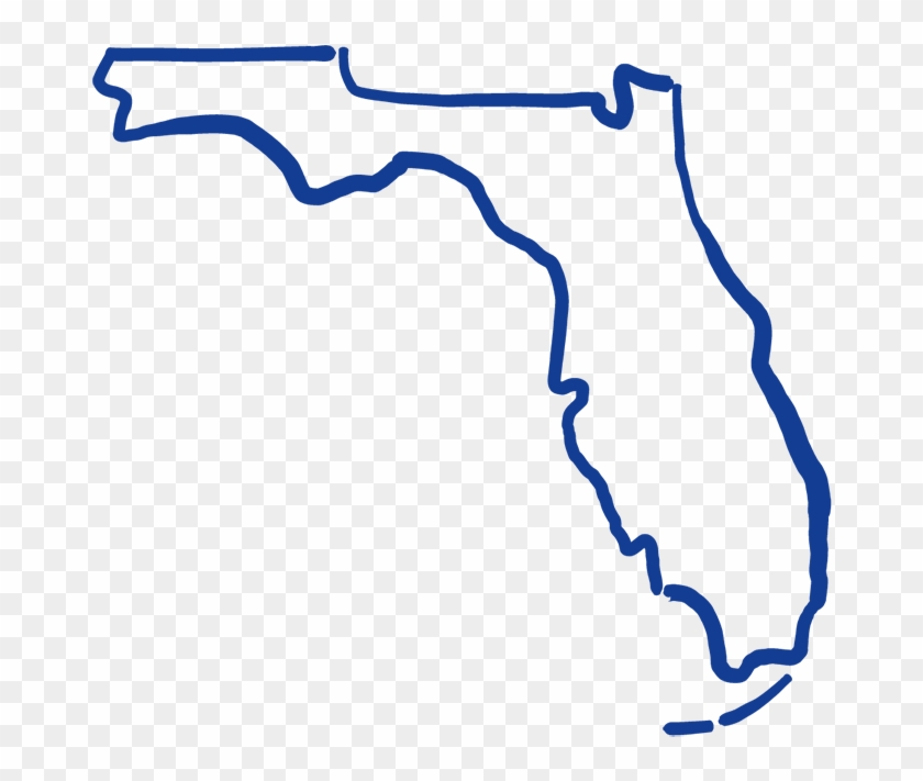 Outline Florida Clip Art #1707355