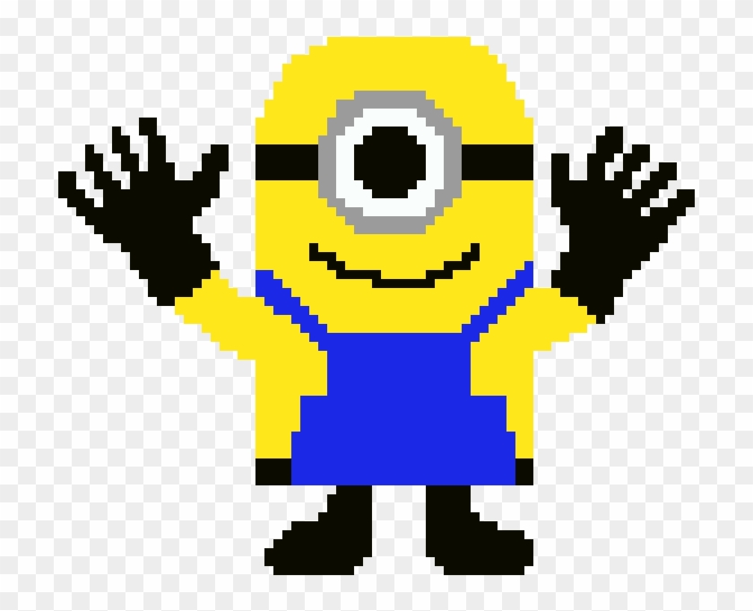 Minion Jazz Hands - Pixel Art Minions #1707366