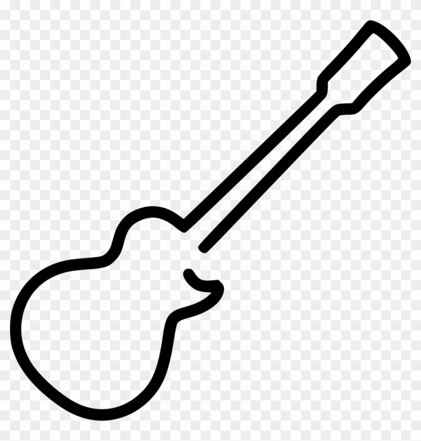 Guitar Comments - Rock Guitar Line Art #1707492