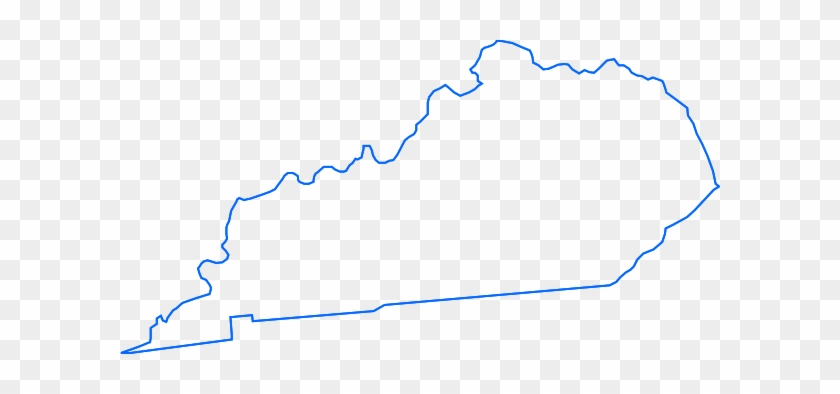 Kentucky Heavy Stroke Clip Art - Ky Outlines Of State #1707506