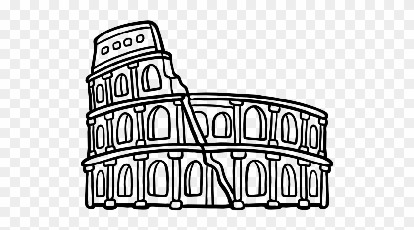 Colosseum Free Icon - Trevi Fountain Icon #1707557