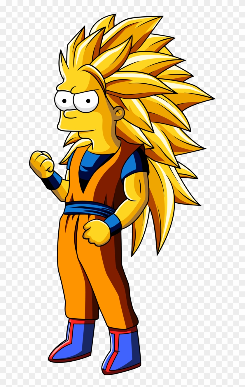 Bart Simpson Clipart Drake - Bart Simpson Super Saiyan #1707586