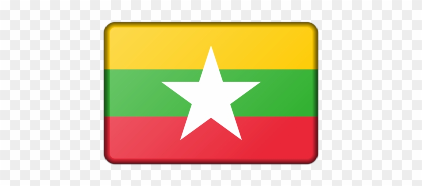 Burma Flag Of Myanmar National Flag Flag Of Shan State - Asean 10 Countries Flags #1707597