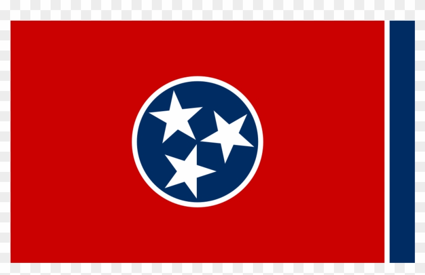 Us Tn Tennessee Flag Icon - Printable Tennessee State Flag #1707598
