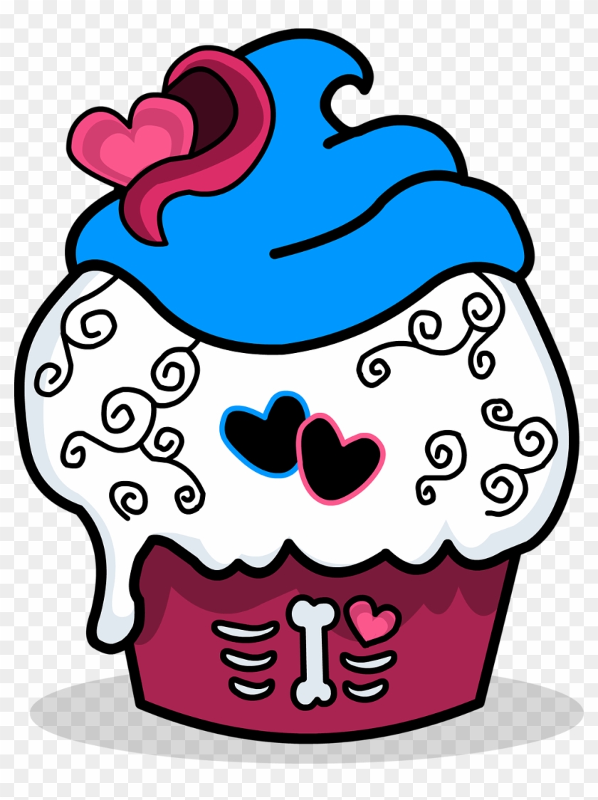 Zombie Clipart Cupcake - Zombie Cupcake Png #259611