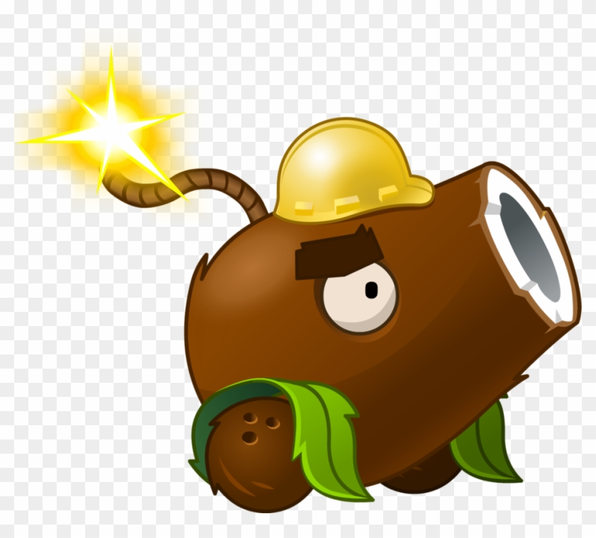 Plants Vs Zombies 2 Coconut Cannon (r) By Illustation16 - Plants Vs Zombies 2 Plants #259668