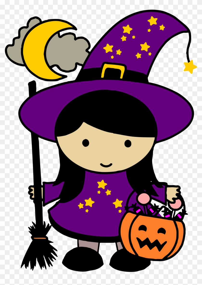 Clipart - Cute Halloween Witch Clip Arts #259675
