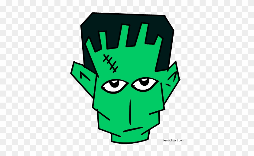 Frankenstein Face Clip Art - Frankenstein #259684