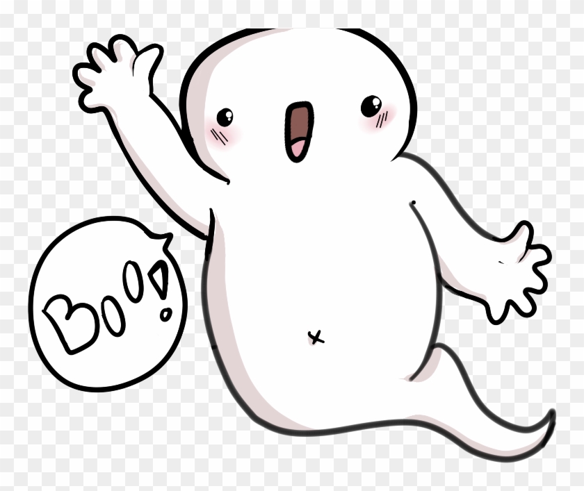 I'm Looking For A Drawing Of A Cute Ghost - Drawing #259691