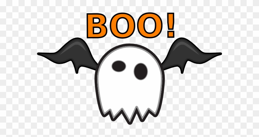 Ghost Saying Boo Clip Art - Ghost Saying Boo #259698