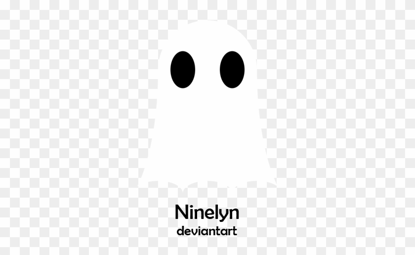 Cute Ghost By Ninelyn On Clipart Library - Cartoon #259700