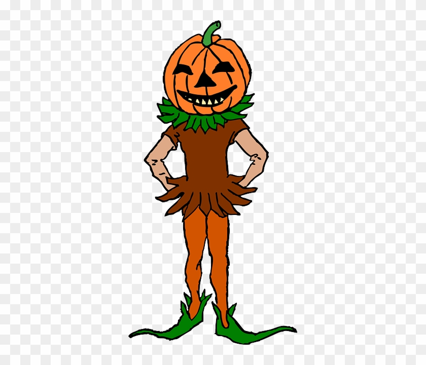 Pumpkin, Boy, Man, Color, Halloween, Pumpkins, Tights - Pumpkin Boy #259721