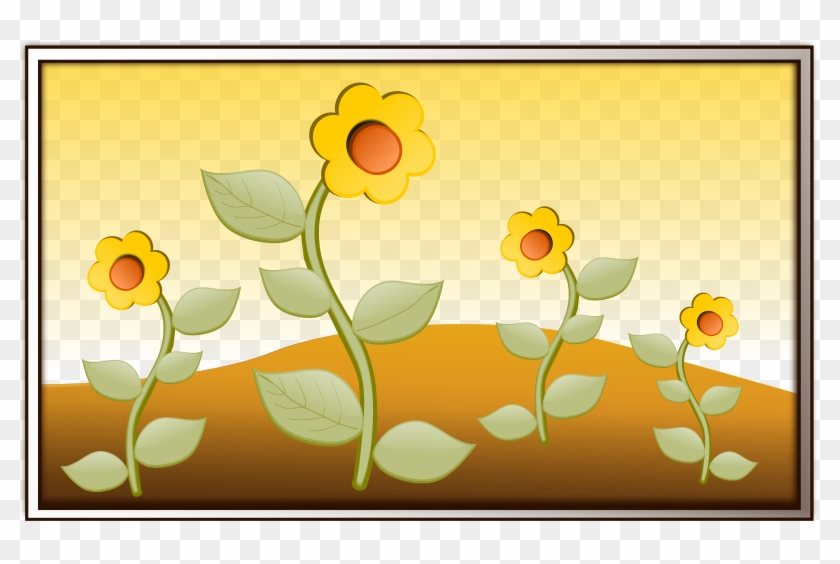 Free Flowers In Field - Garden Clip Art #259881