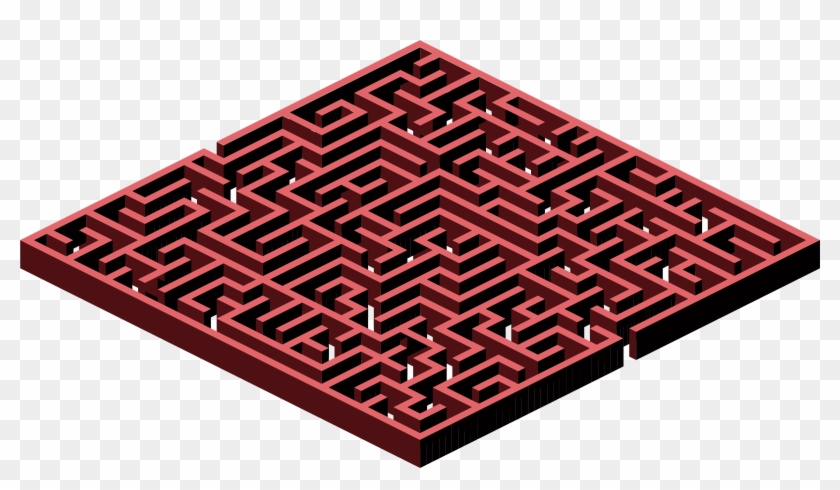 Maze - Clipart - Roblox The Labyrinth Map #259884
