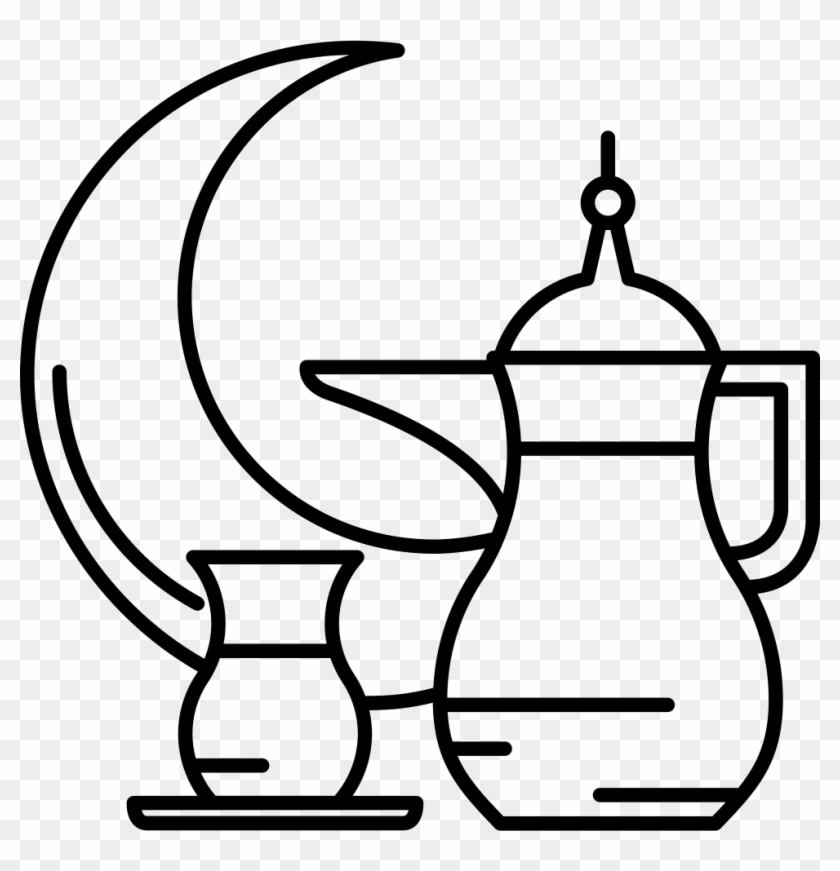 Png File - Ramadan Black And White Clipart #259952