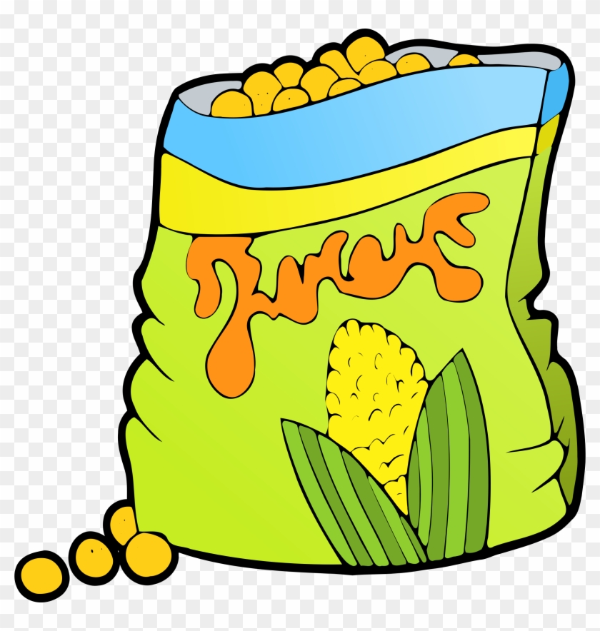 Corn Snack Vector Clipart Image - Snack Png Clipart #259964