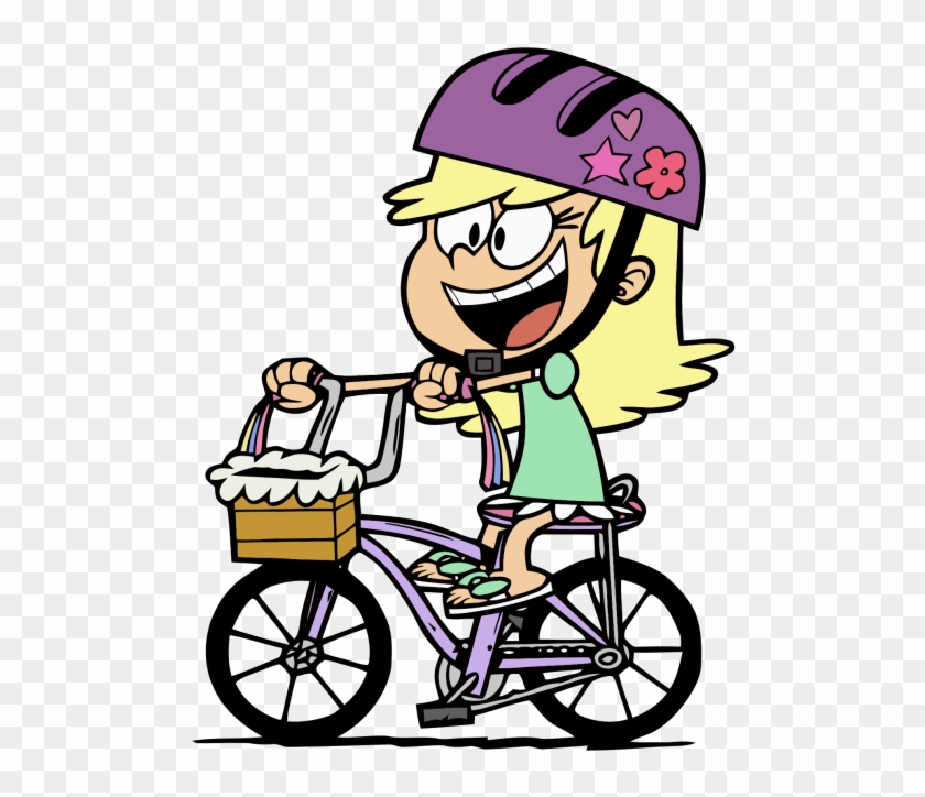 Bicycle Clip Art Vector - Loud House Young Leni #260056