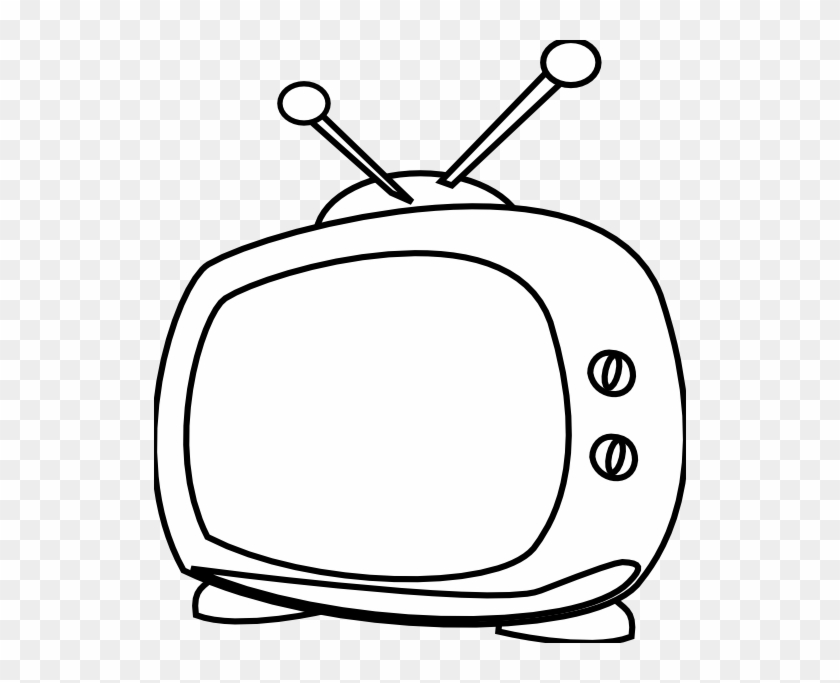 Tv - Clipart - Black - And - White - Black And White Pictures Of Tv #260154