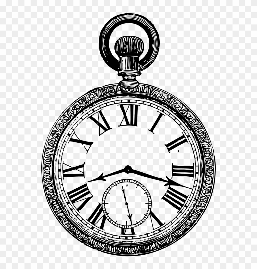 Free Pocket Watch Free Watch Your Brain Free Old Pocketwatch - Pocket Watch Face Drawing #260192