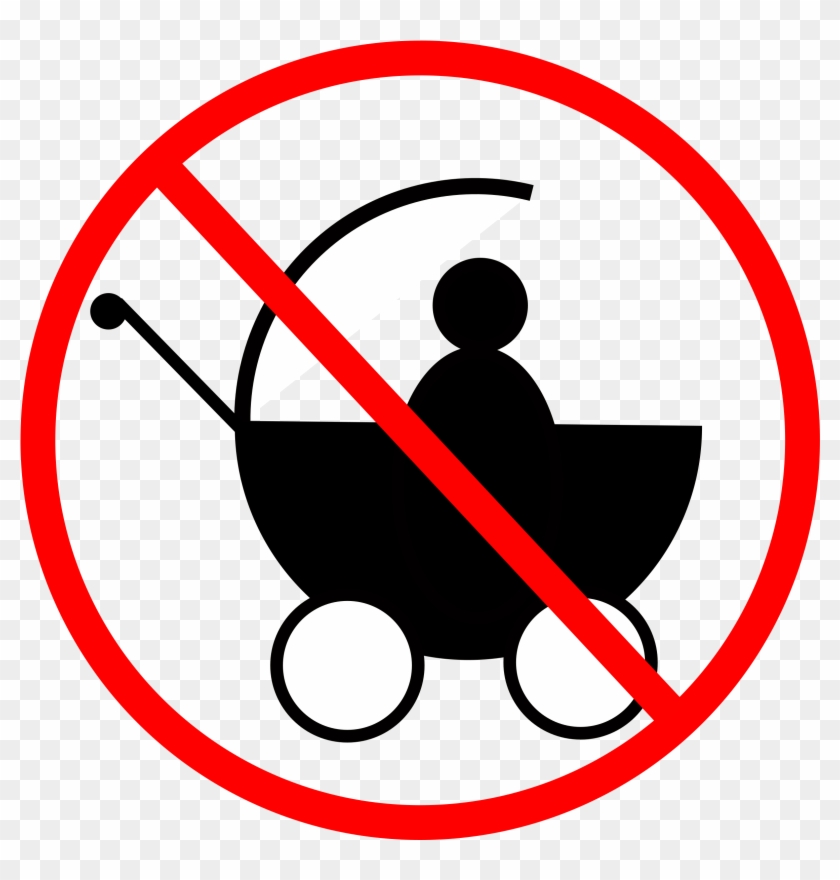 No Baby Carriage - No Babies Clipart #260250
