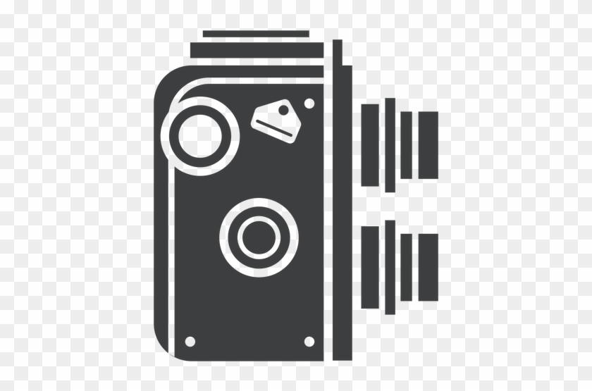 Twin Lens Camera Grey Icon Transparent Png - Camera #260353