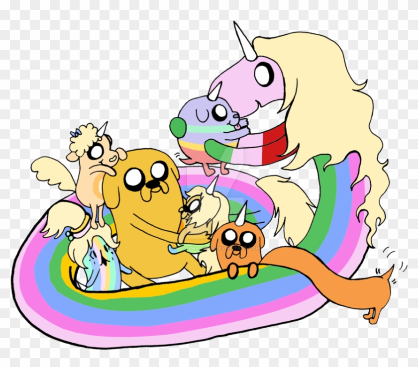 Rainbow Family By Meg15warrior - Adventure Time Jake Family #260419