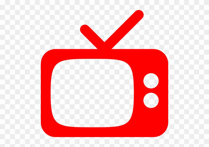 Red Tv Icon Png #260479