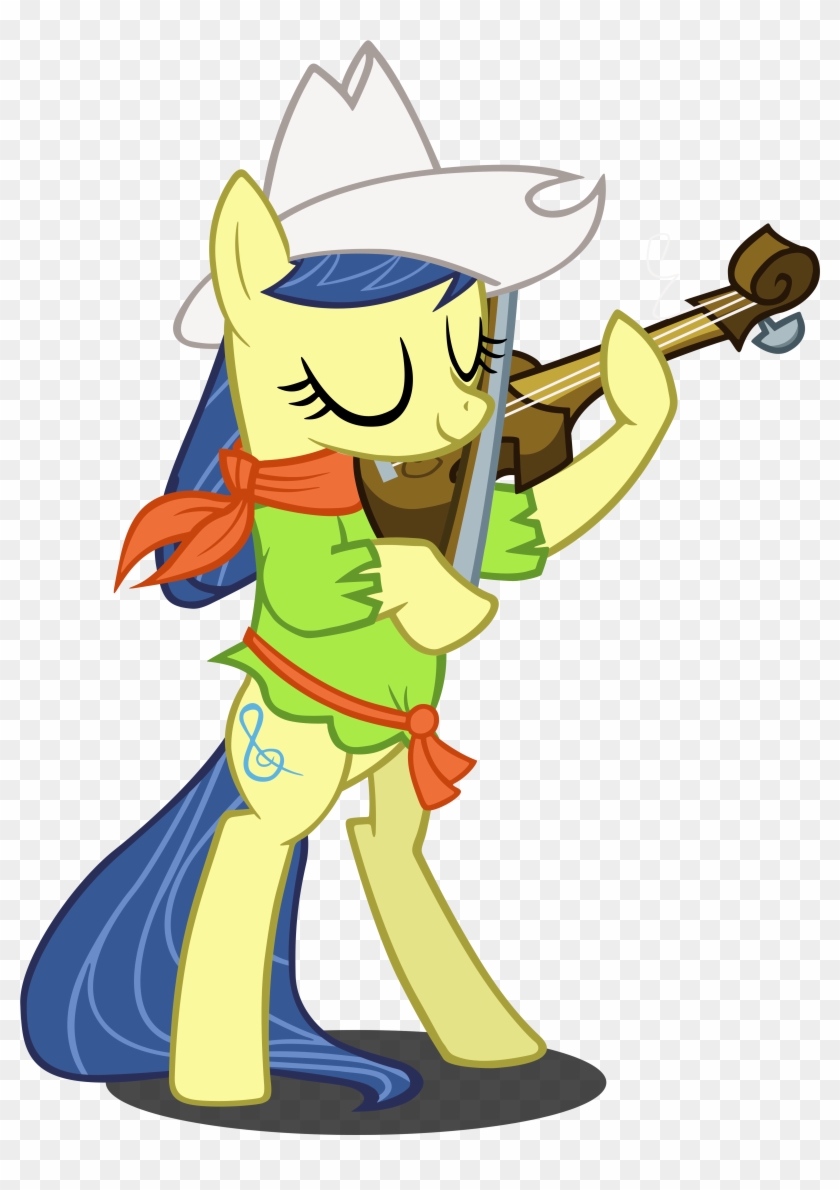 Fiddlesticks Playing For The Apple Family Vector By - My Little Pony Fiddlesticks #260484
