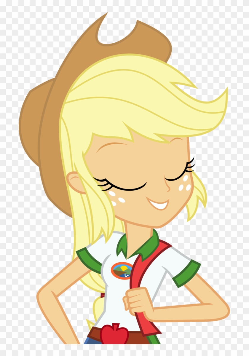 Mlp Eqg 4 Applejack Vector - Applejack Eg Legend Of Everfree Vector #260488