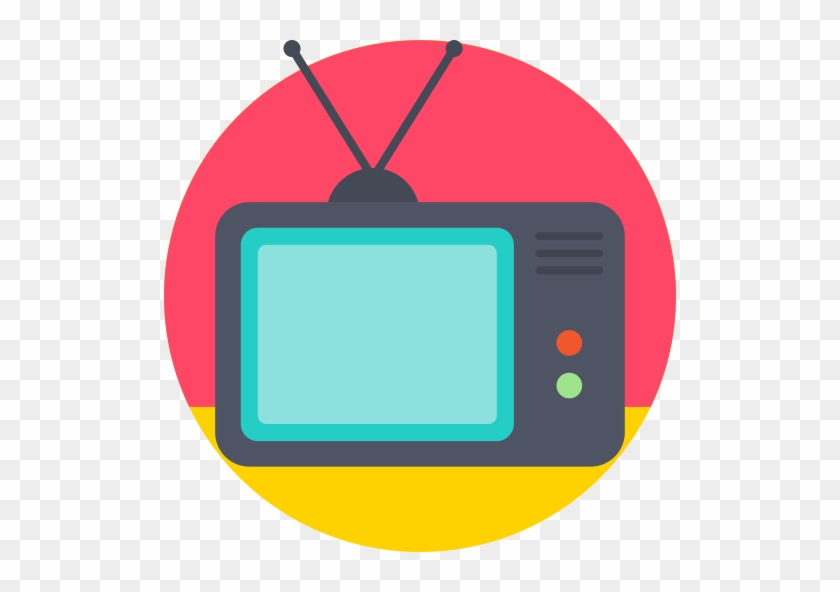 Rounded, Television, Tv Icon - Tv Icon Png #260537
