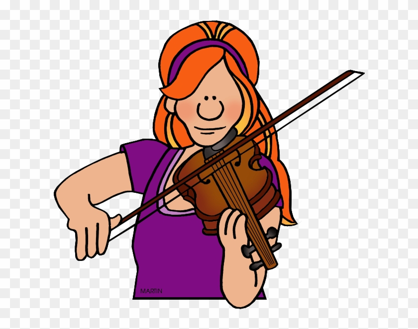 Violin Clipart Instrumental Music - Musician Clipart #260571