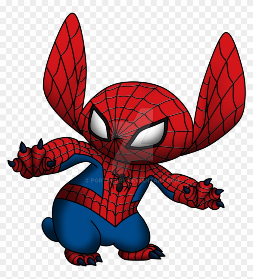 Spider-man Stitch By Portadorx - Stitch As Spider Man #260573