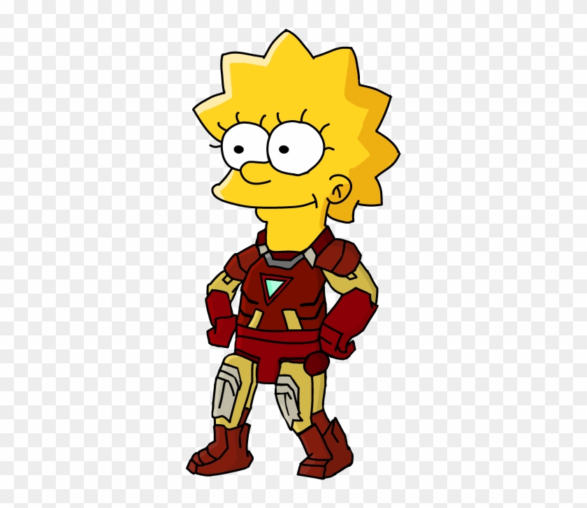 Lisa Simpson As Iron Man By Abixa - Comics #260634