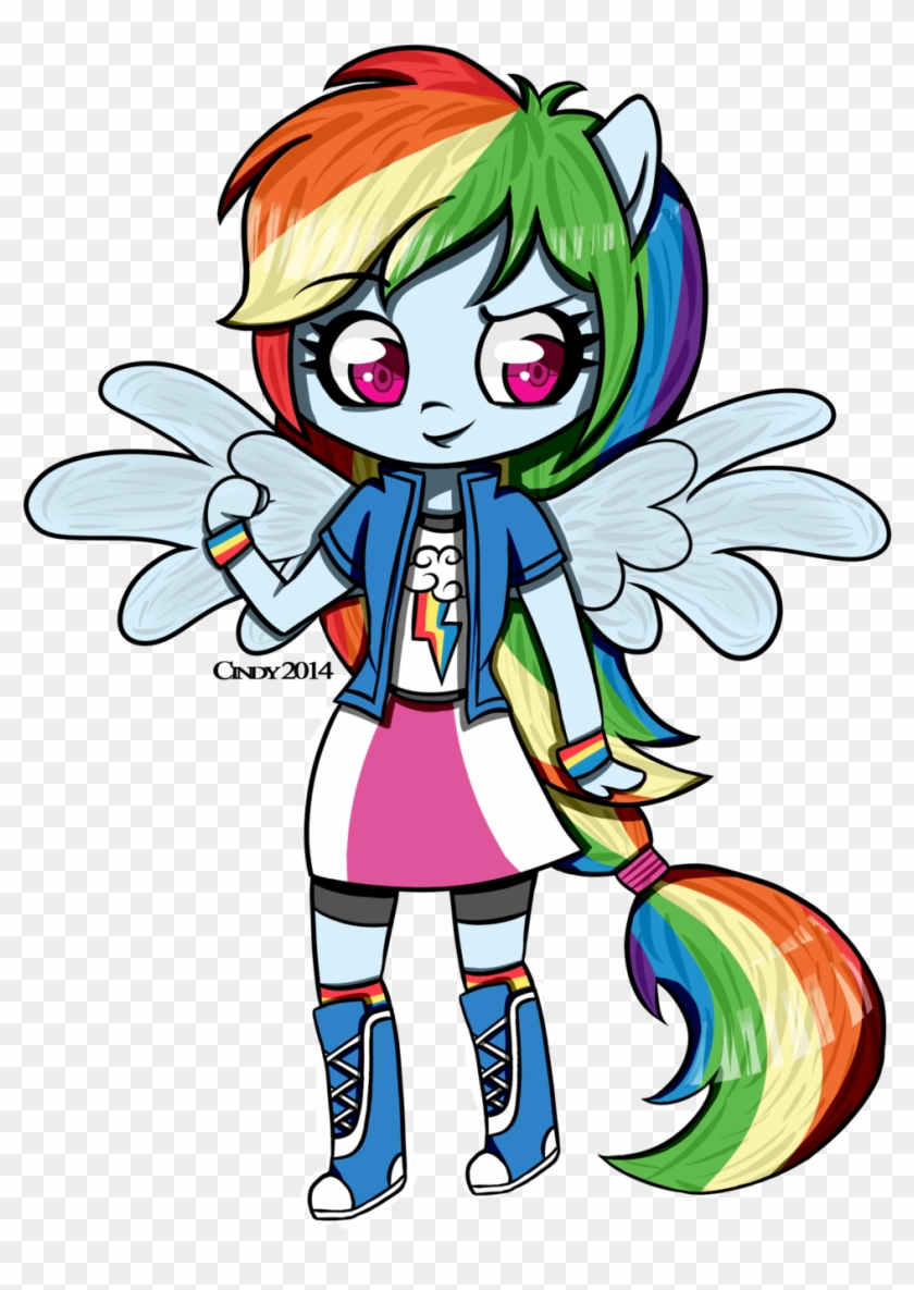 Rainbow Dash My Little Pony - Draw Equestria Girl Rainbow Dash #260711