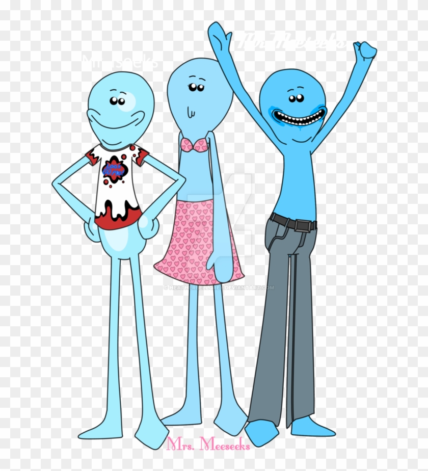 Meeseeks Family By Heatherbellgrey - Cartoon #260719