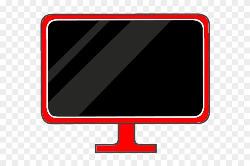 Red Tv Idle - Led-backlit Lcd Display #260727