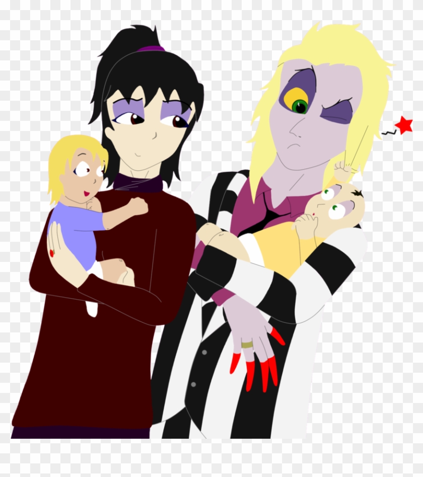 Beetlejuice And Lydia Family Take 1 By Fableworldna - Beetlejuice And Lydia Love #260749