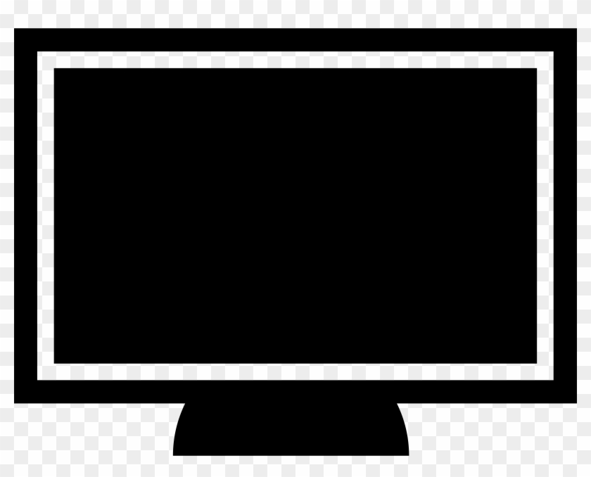 Clipart - Computer Screen - Computer Black Clipart #260767