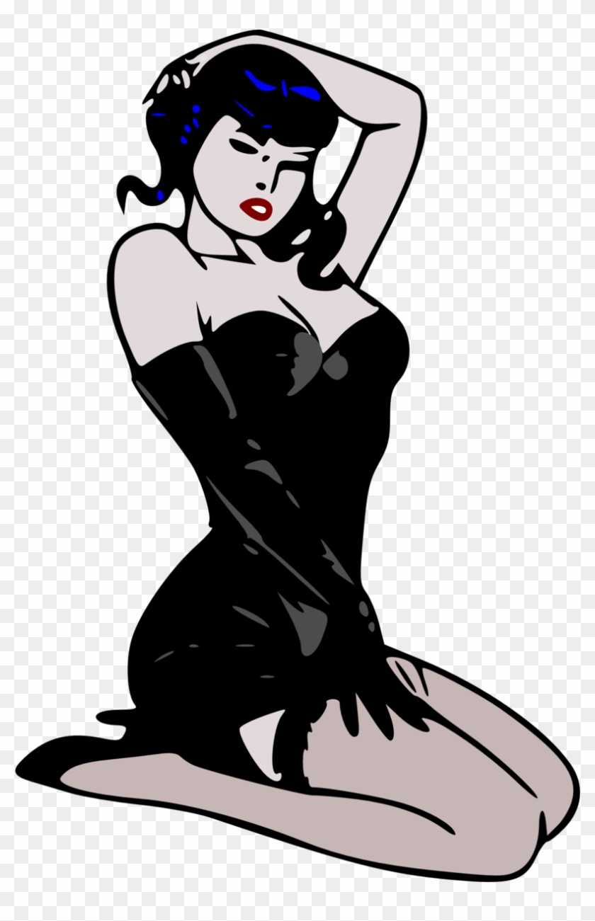 Pin-up Girl - Ak Whore Sticker #260815