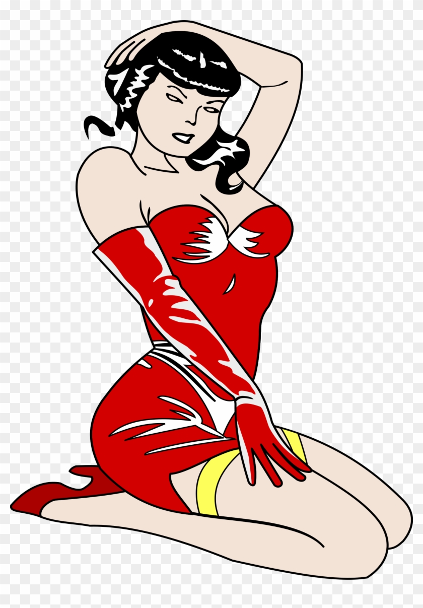 Big Image - Pin Up Girl Clipart #260827