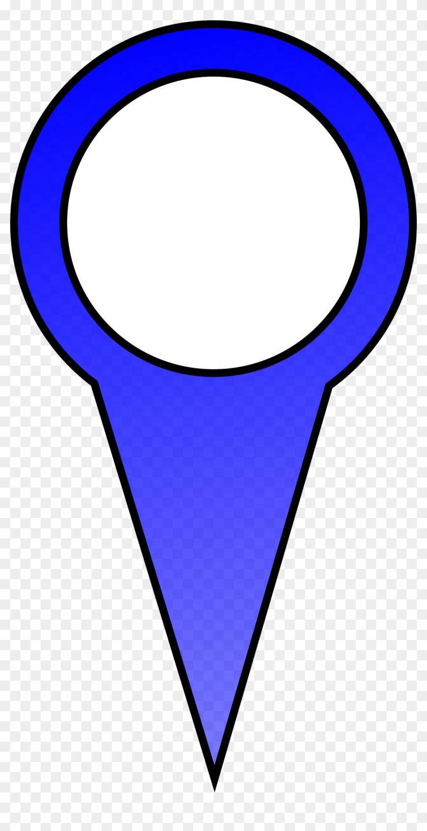 Free Blue Map Pin - Map Pins Clipart #260874