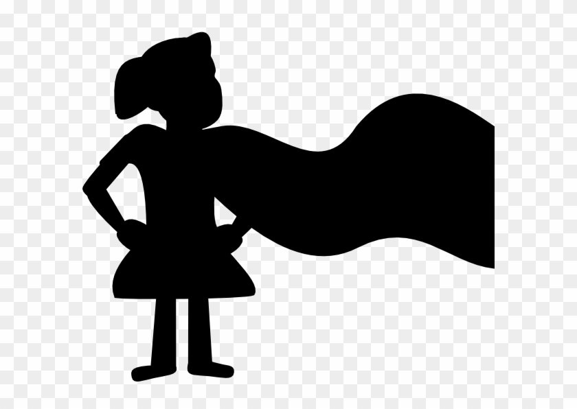 Silhouette Super Hero Clip Art #260896