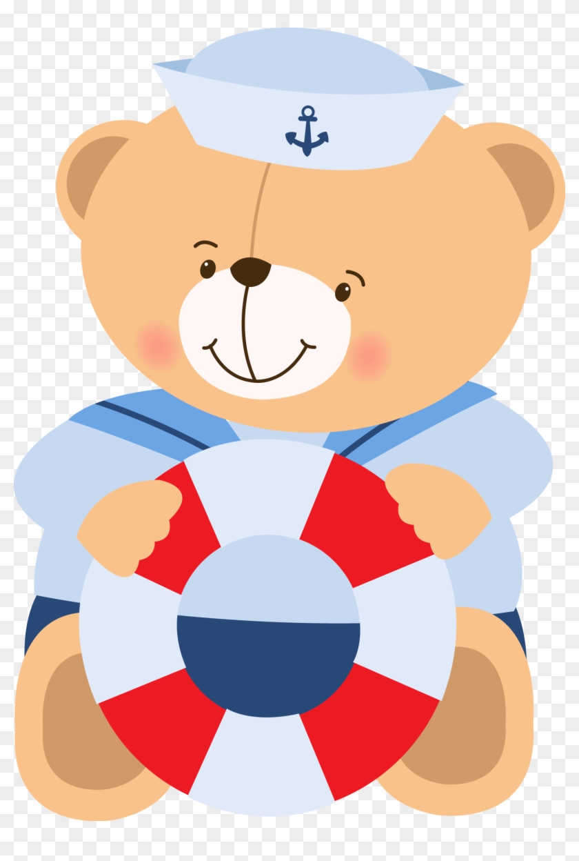 Urso Marinheiro Personalizados Marinheiro Lembrancinhas - Ursinho Marinheiro Png #260908