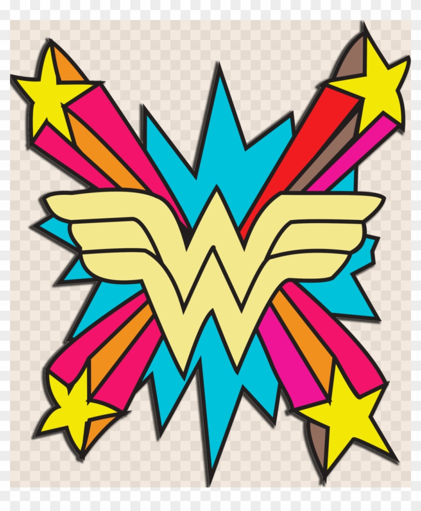 Wonder Woman Art Wonder Woman Clip Art - Vintage Wonder Woman Logo #261061