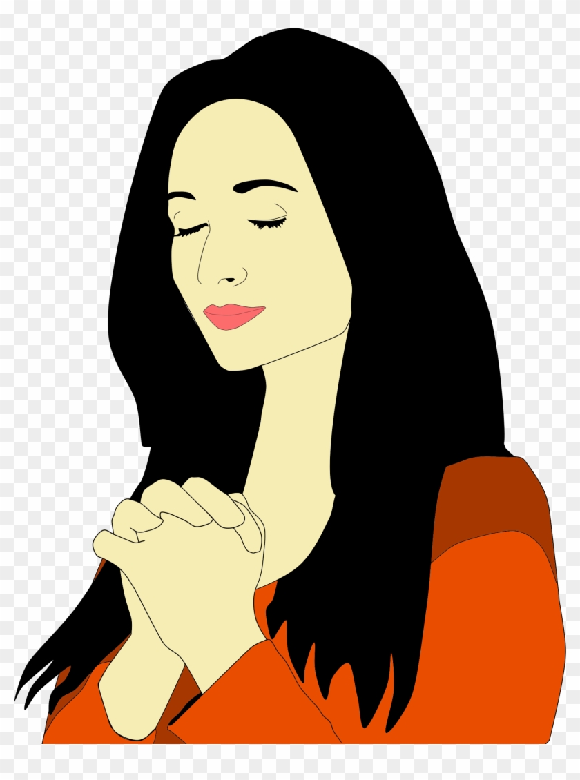 Prayer Together Clip Art - Woman Praying Png #261069