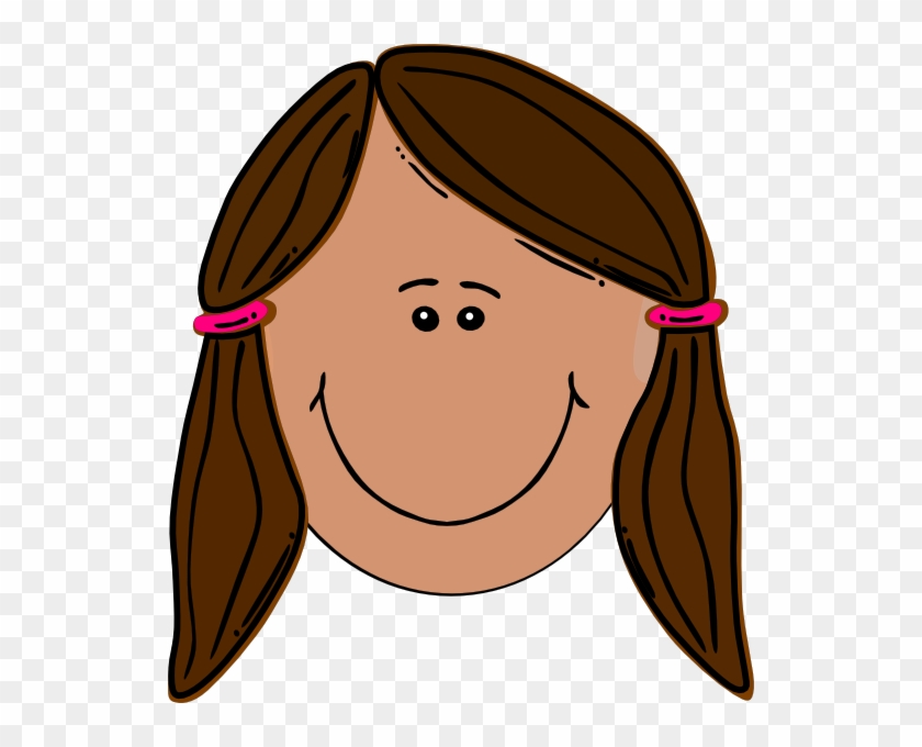 Brunette Teenager Clip Art - Brunette Clipart #261092